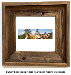 family horseback riding near me in Antigo, Wisconsin